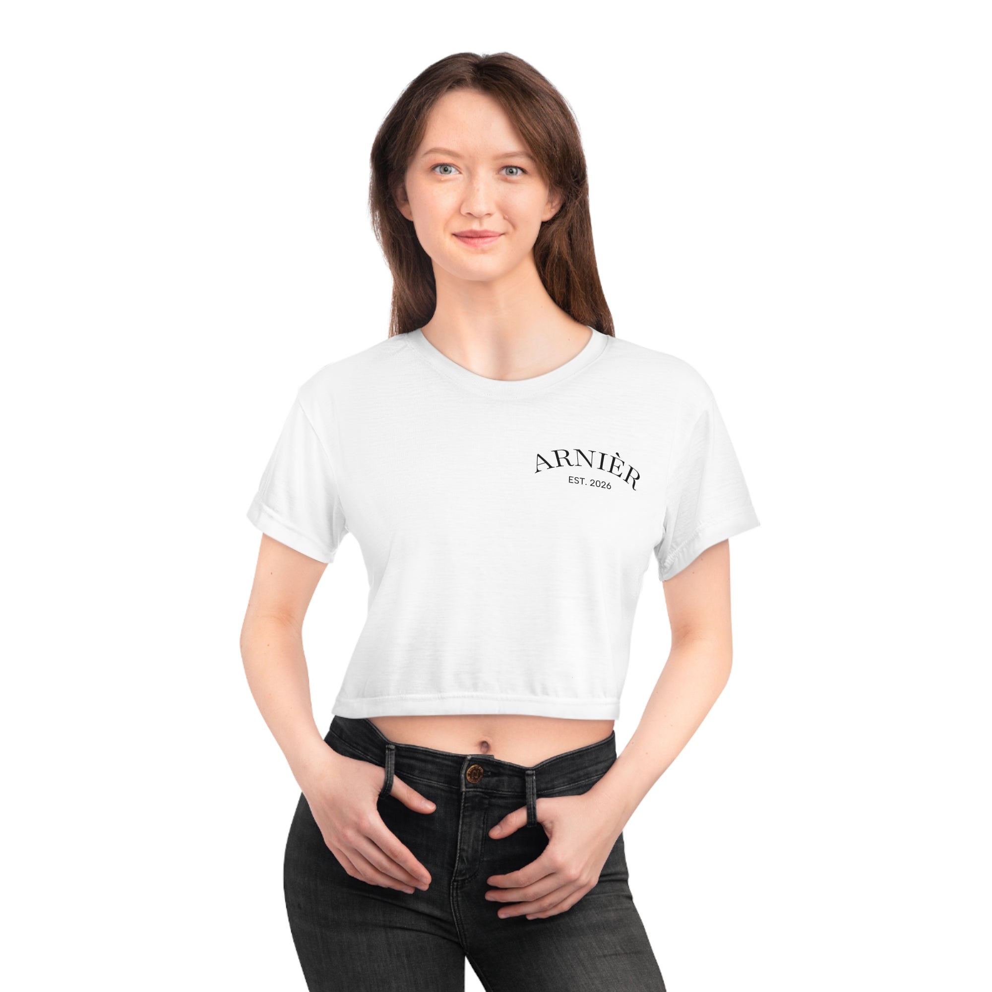 ARNIÈR Crop Essential T-Shirt Damen