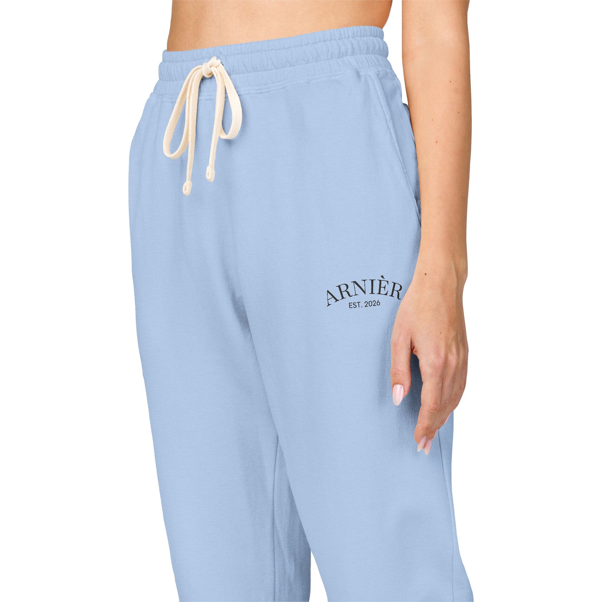 Arnièr Olive Embroidered Fleece Joggers