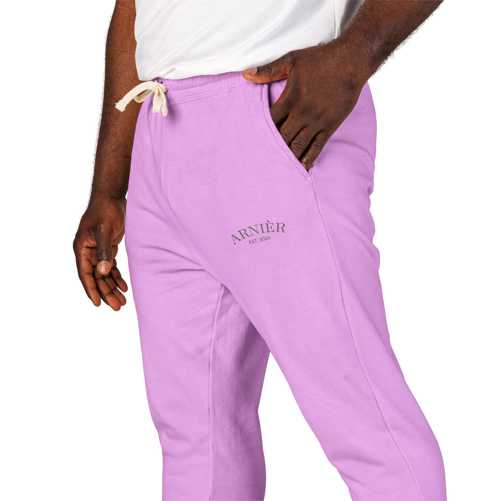 Arnièr Olive Embroidered Fleece Joggers
