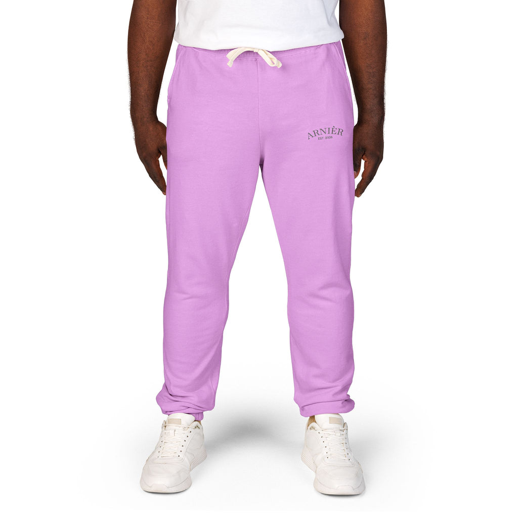 Arnièr Olive Embroidered Fleece Joggers