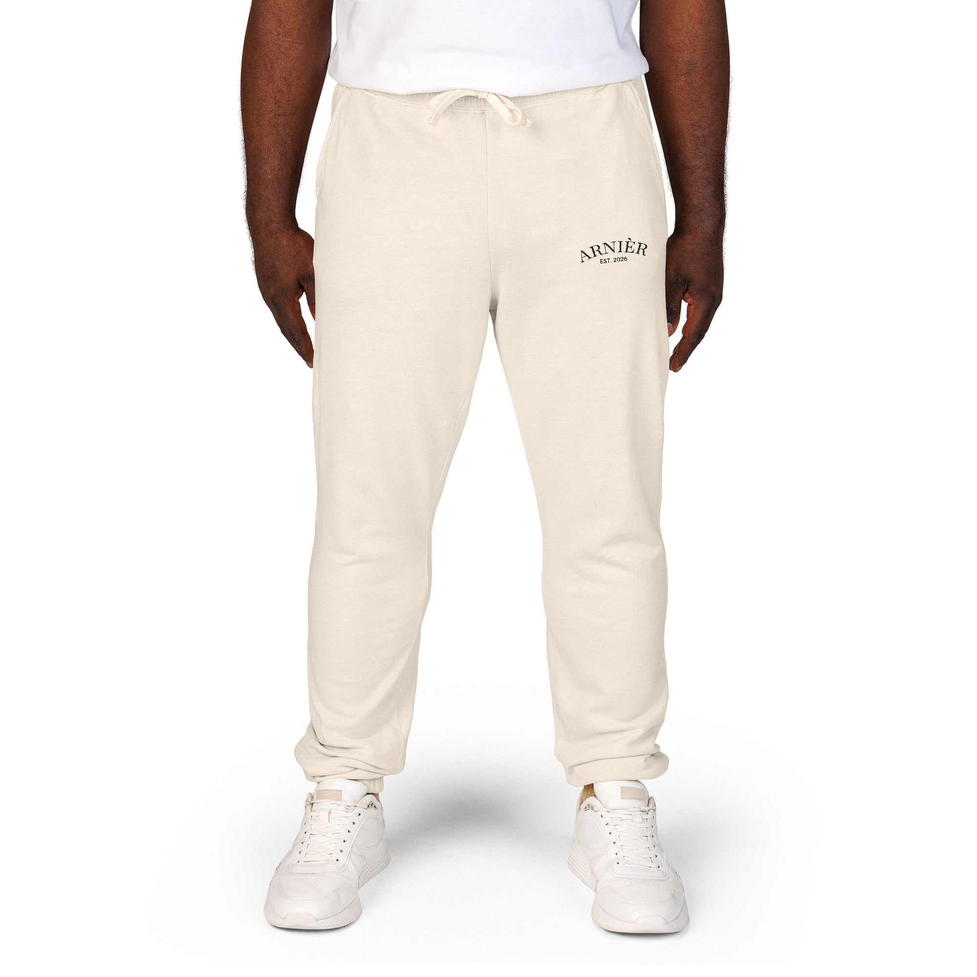Arnièr Olive Embroidered Fleece Joggers