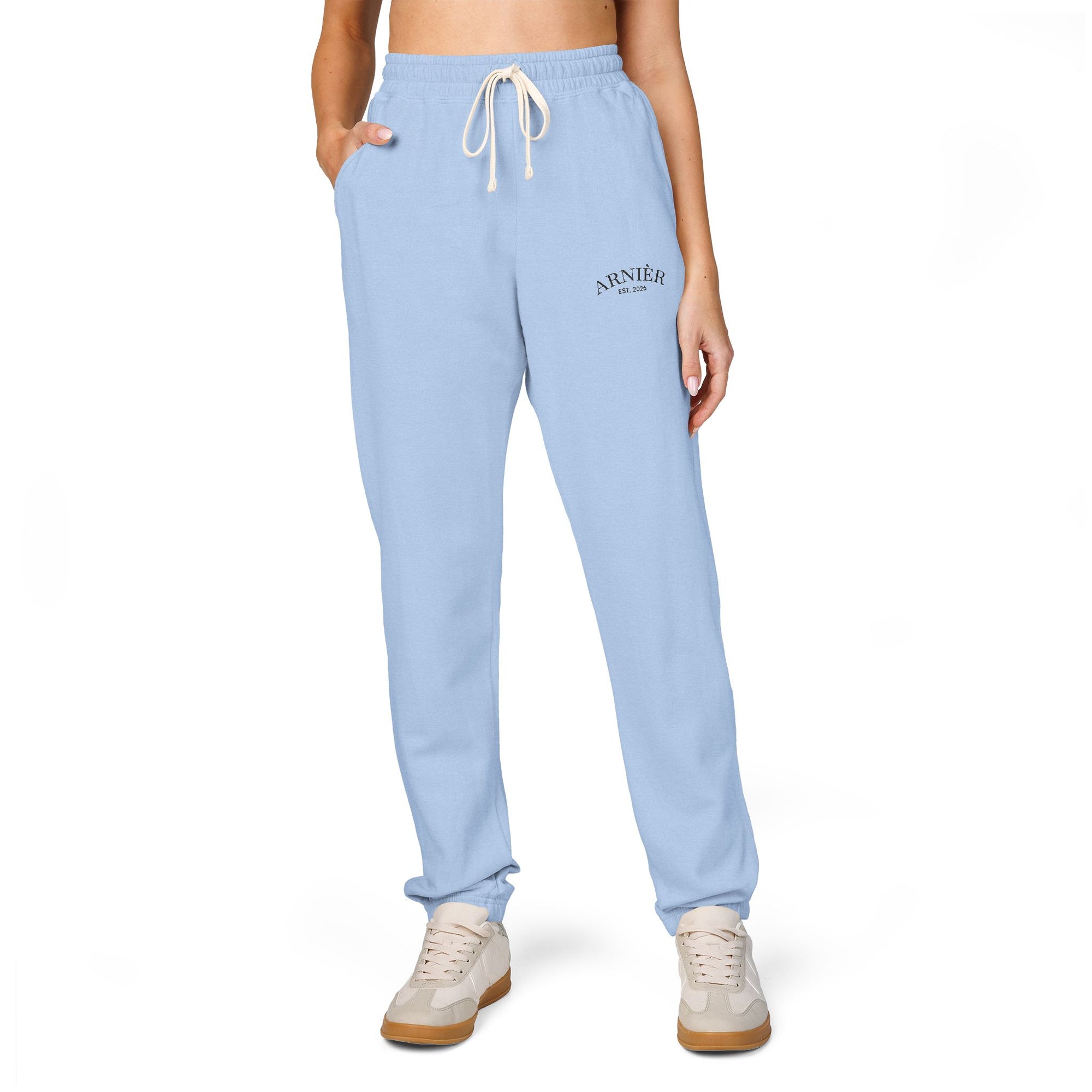 Arnièr Olive Embroidered Fleece Joggers